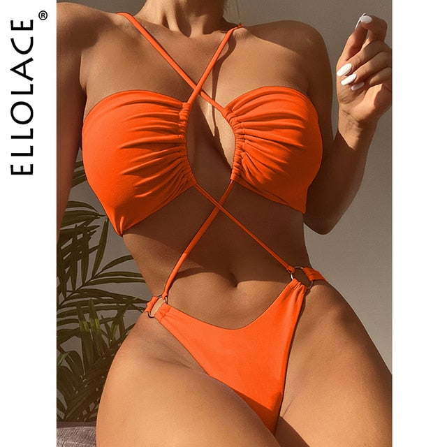 Keep Dreaming Halter One Piece Swimsuit