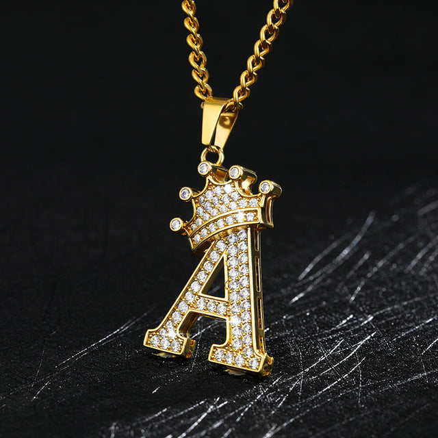Queening Alphabet Necklace